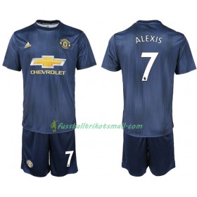 Fußballtrikots Manchester United ALEXIS 7 Kinder 2018-2019 Kurzarm Ausweichtrikot kaufen
